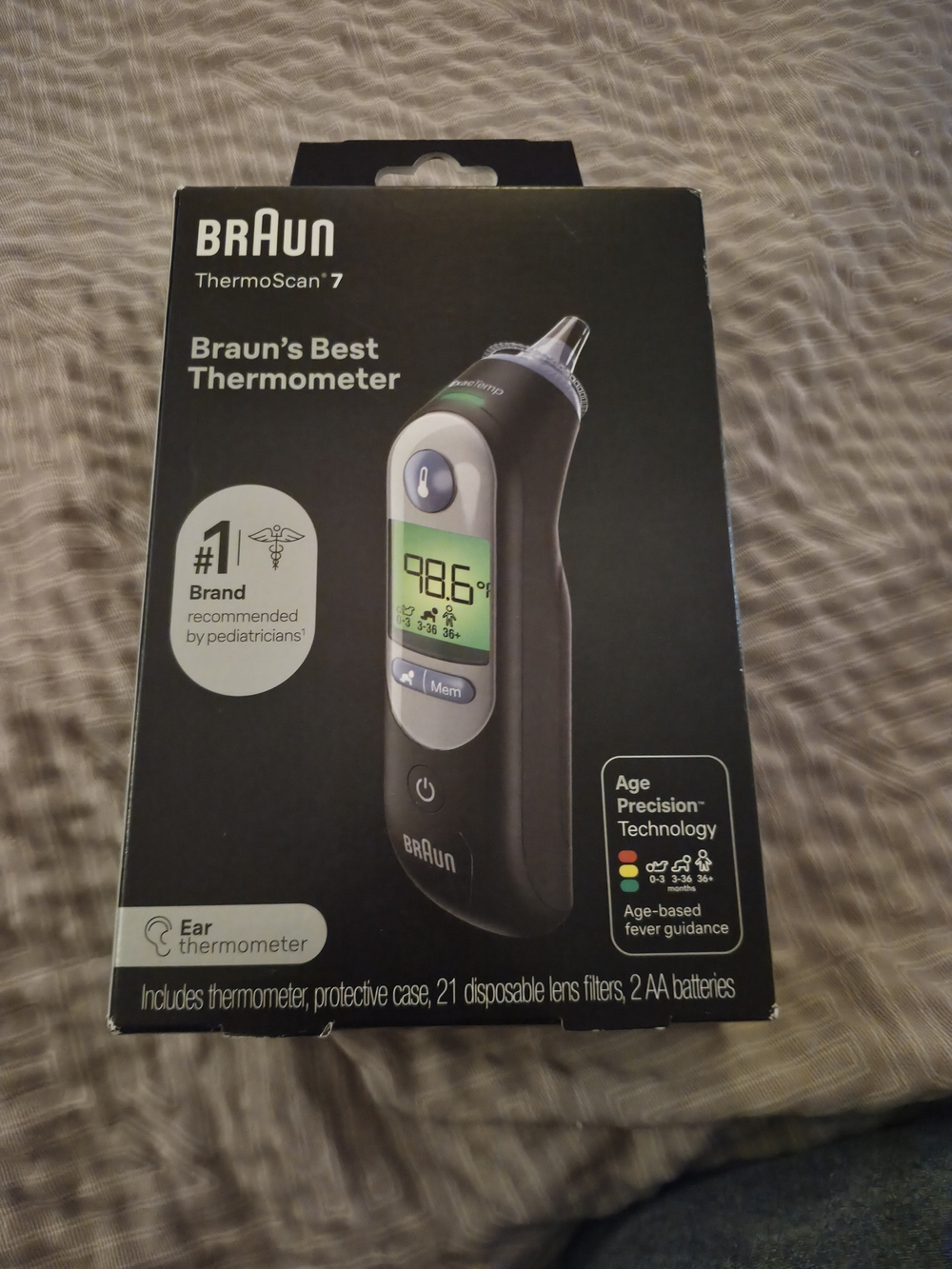 Braun ThermoScan 7 Ear Thermometer New In Factory Sealed Packaging